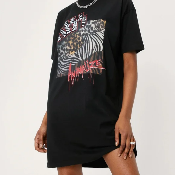 Nasty Gal | Dresses | Kiss Animalize Graphic Band Tshirt Dress | Poshmark Nasty Gal | Dresses | Kiss Animalize Graphic Band Tshirt Dress | Poshmark
